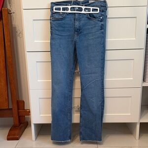 rag & bone Women's Straight Leg Jeans in Blue